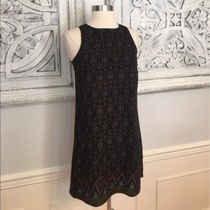 New Urban Outfitters Staring at Stars high neck geometric tribal shift minidress